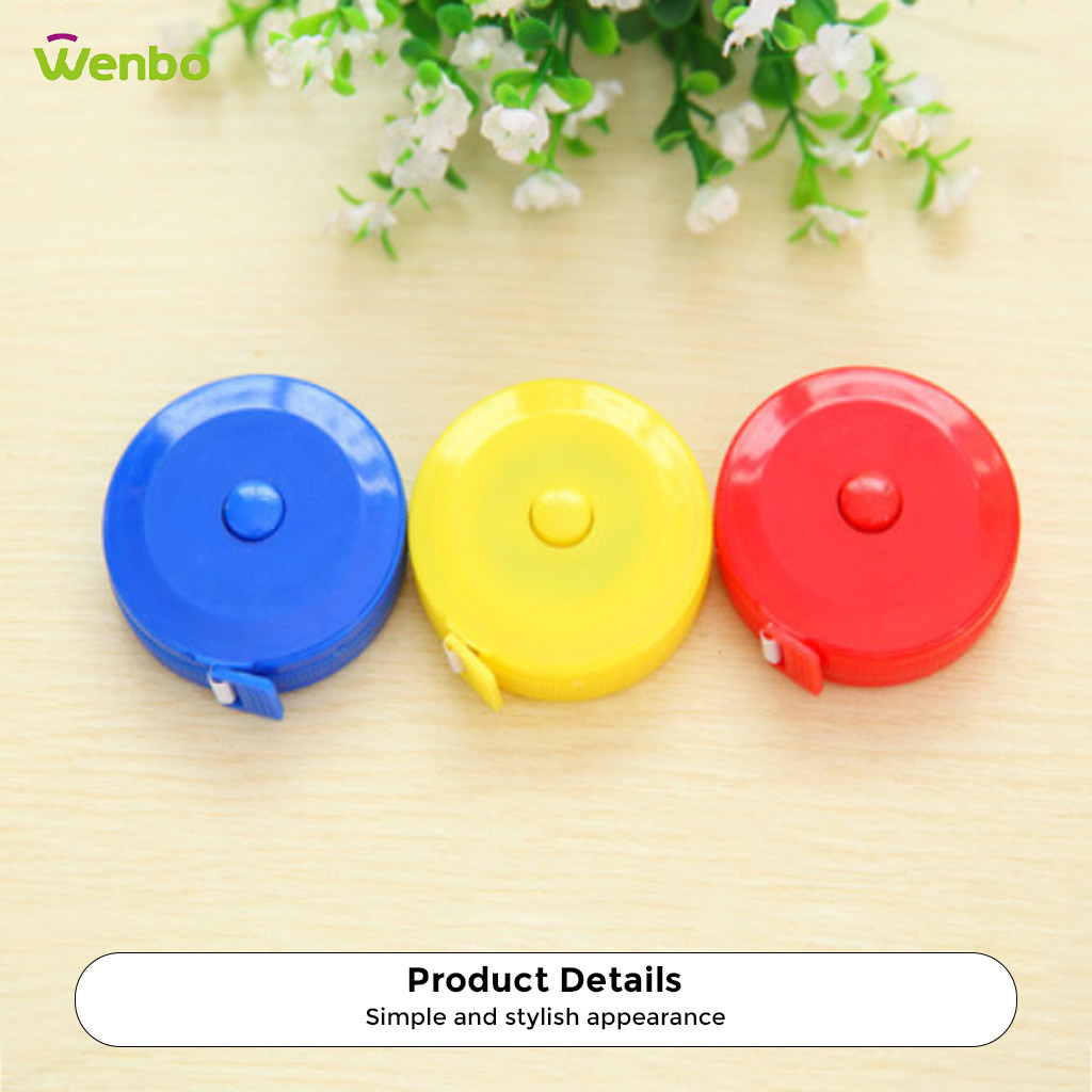 Wenbo Pita Ukur Soft Body Telescopic Measuring Tape Push Button ...