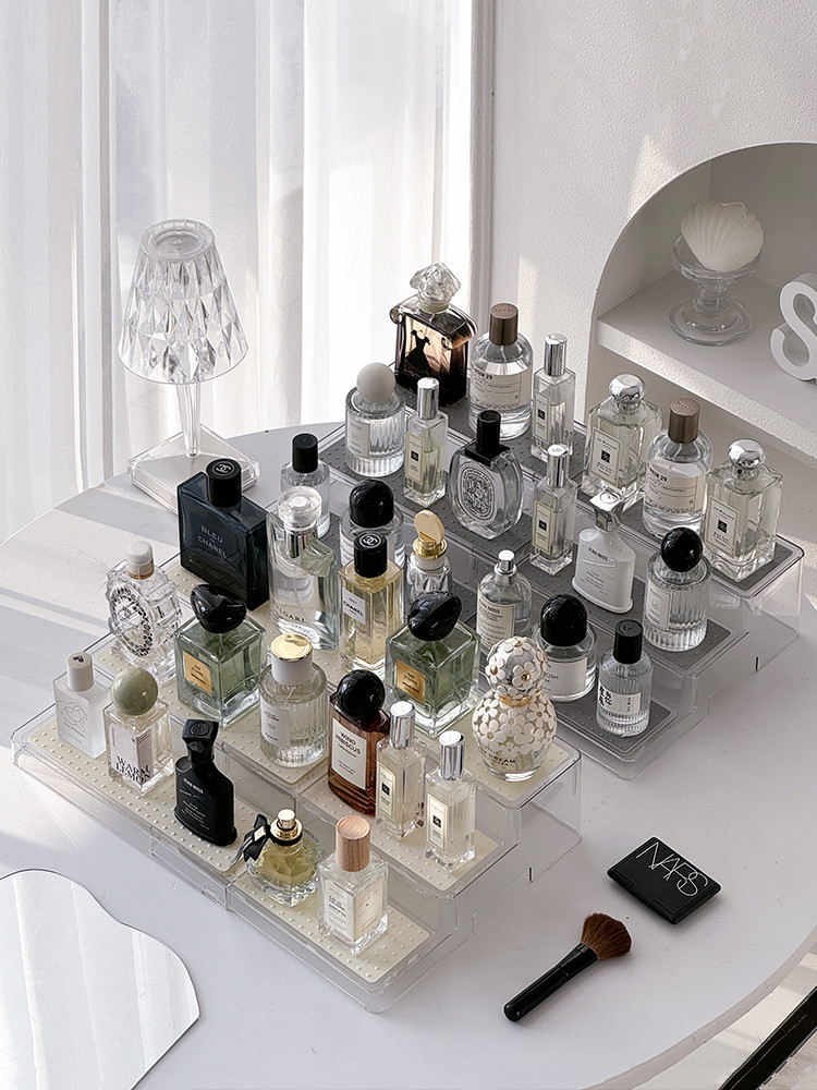 Perfume Tray Organizer Expandable Display Stand Perfume Rack Organizer ...