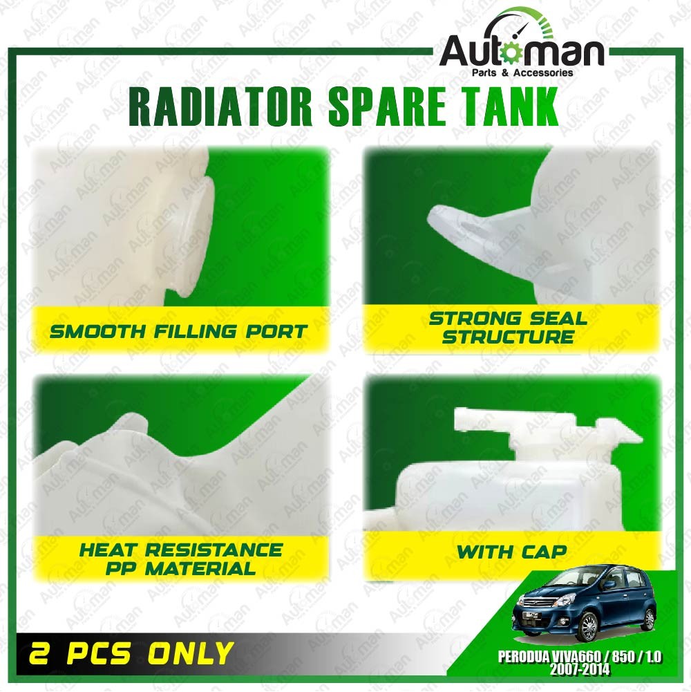 Radiator Water Spare Tank Second Perodua Viva 660 / 850 1.0 2007 - 2014 ...