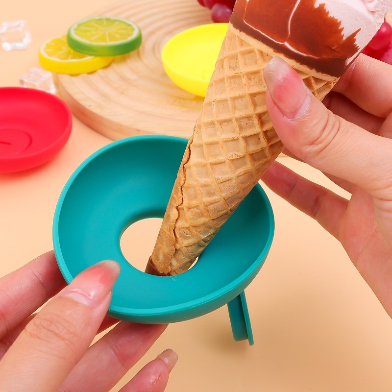 Silicone Ice Cream Holder - Portable Children's Ice Pop Support ...