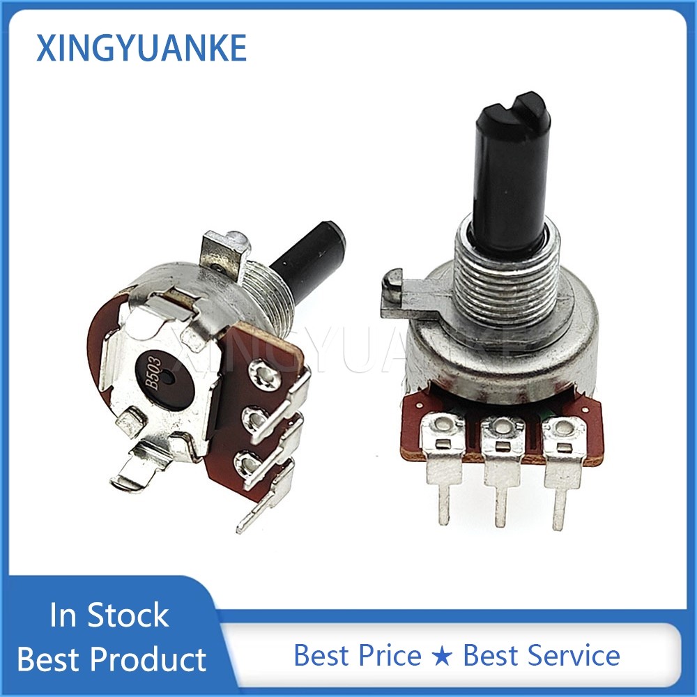 2Pcs/lot 161 Type B10K B20K B50K B100K Volume Adjustment Potentiometer ...
