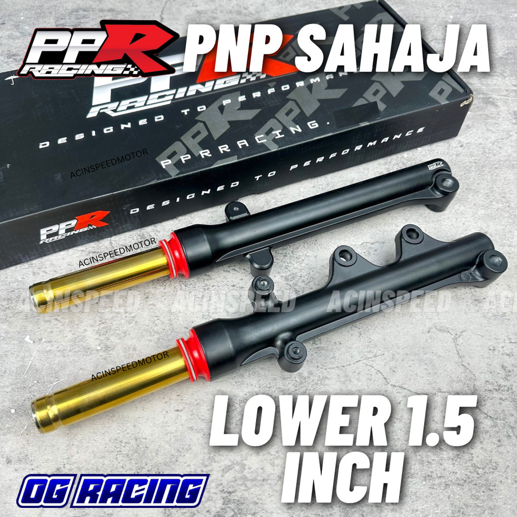 PPR RACING STD CUTTING FORK LOWER 1.5 INCH Y15ZR Y16 V1 V2 ABS NVX155 ...