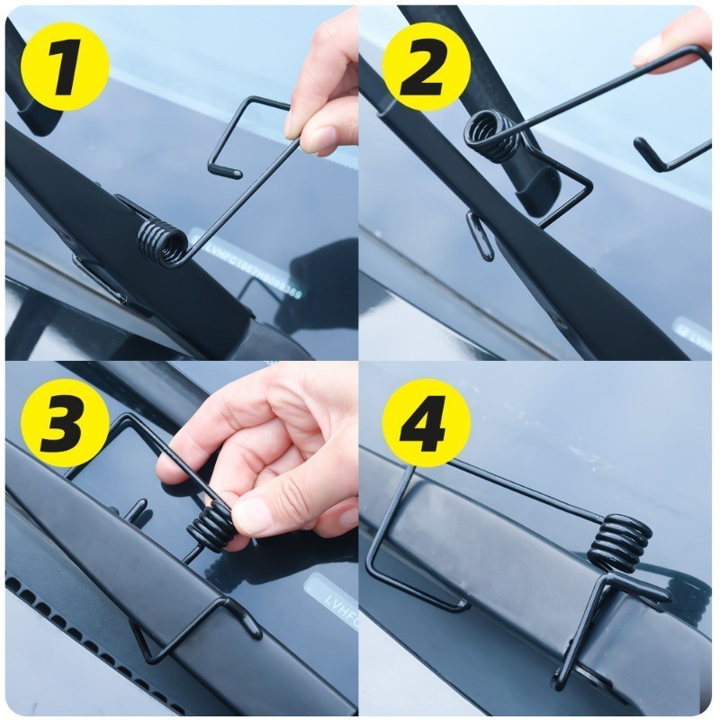 Universal Windshield Wiper Arm Pressure Spring Booster- Easy Install ...