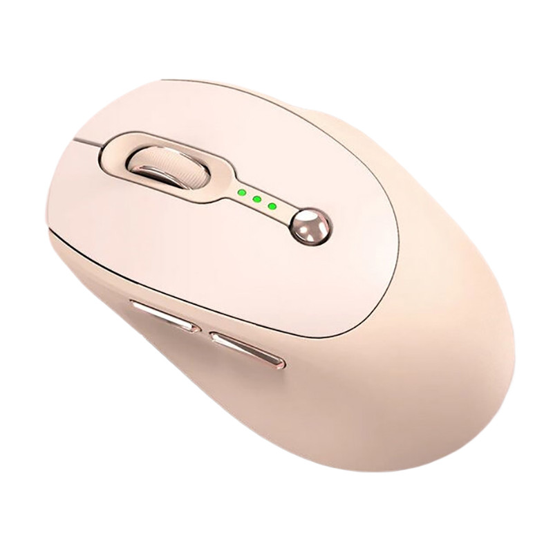 Q7 Silent Bluetooth Wireless Mouse 2.4G BT5.0 Dual-Mode Women's Pink ...