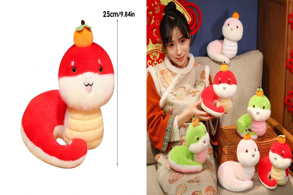 [poslajudo] Snake Symbol of Good Fortune Chinese Zodiac Snake Doll 2025 ...