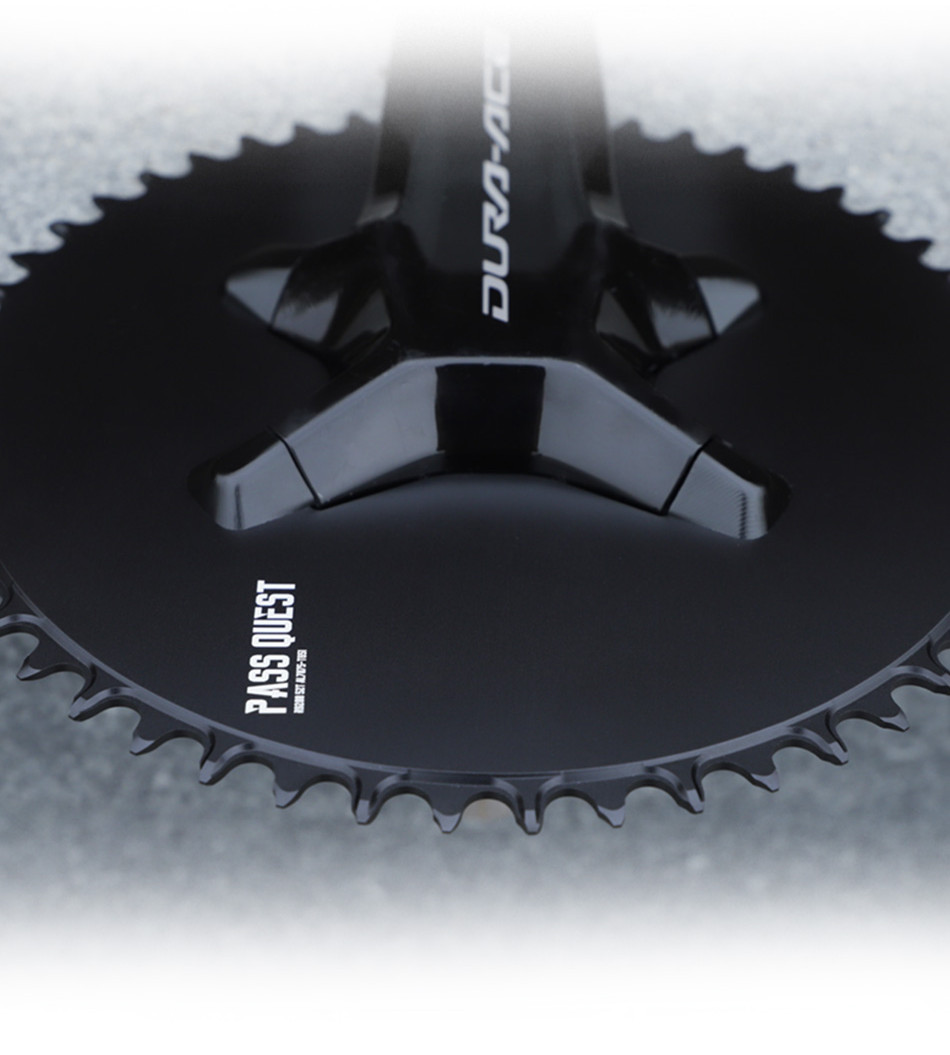 PASS QUEST Chainring R9200 110BCD 4 bolt for Shimano Dura Ace R9200 ...