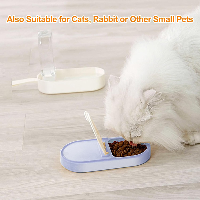 Portable 2In1 Pet Water And Food Cup For Outdoor Use, Cat And Dog
