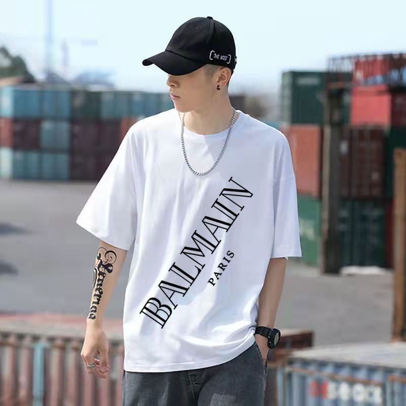 Balmain t shirt street style best sale