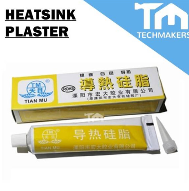 Heat Cooling RTV Silicone Rubber Radiator Paste Cream LED Heatsinks ...