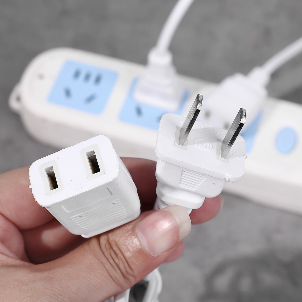Multiple Sizes US Plug Two-pins Power Cord Extension Wire - 250V 6A ...