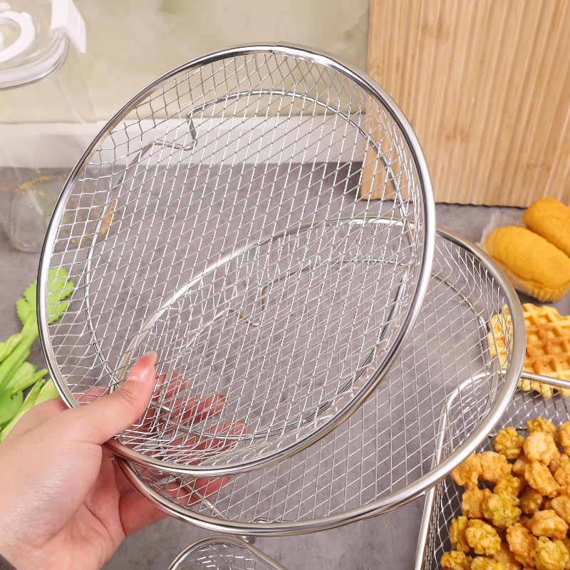Stainless Steel Air Fryer Rack - French Fries Holder - Steamer Cooker ...
