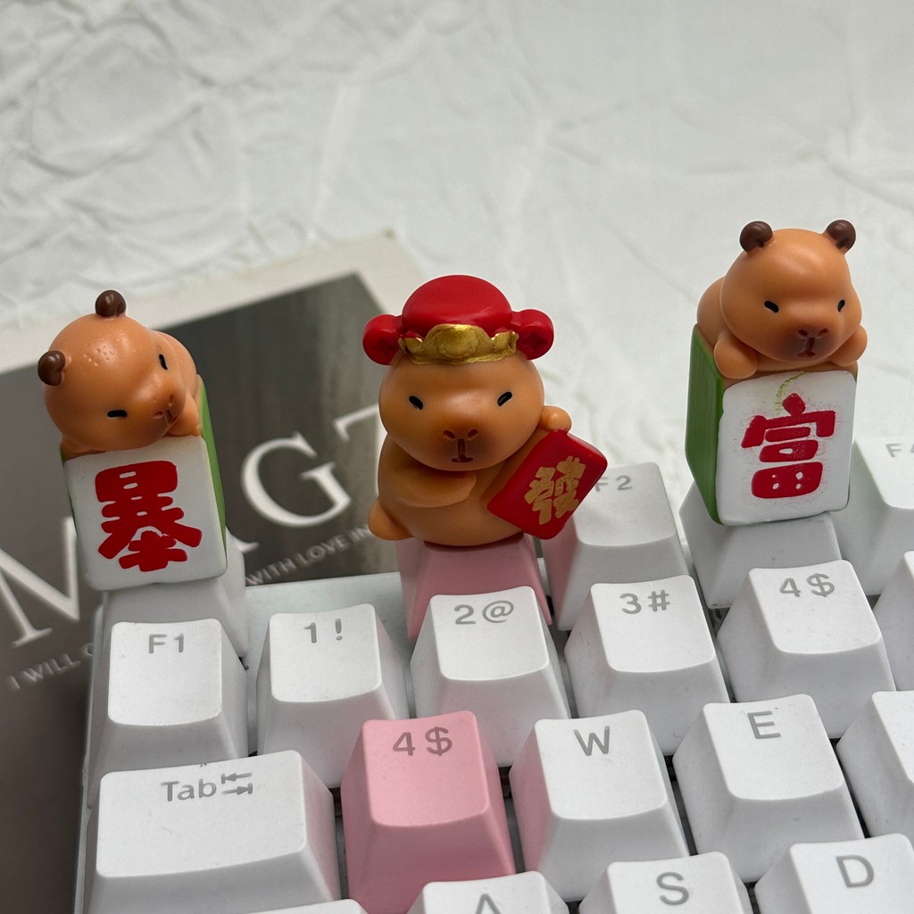 Handmade resin keycaps, mechanical keyboard keycaps, cute and charming ...