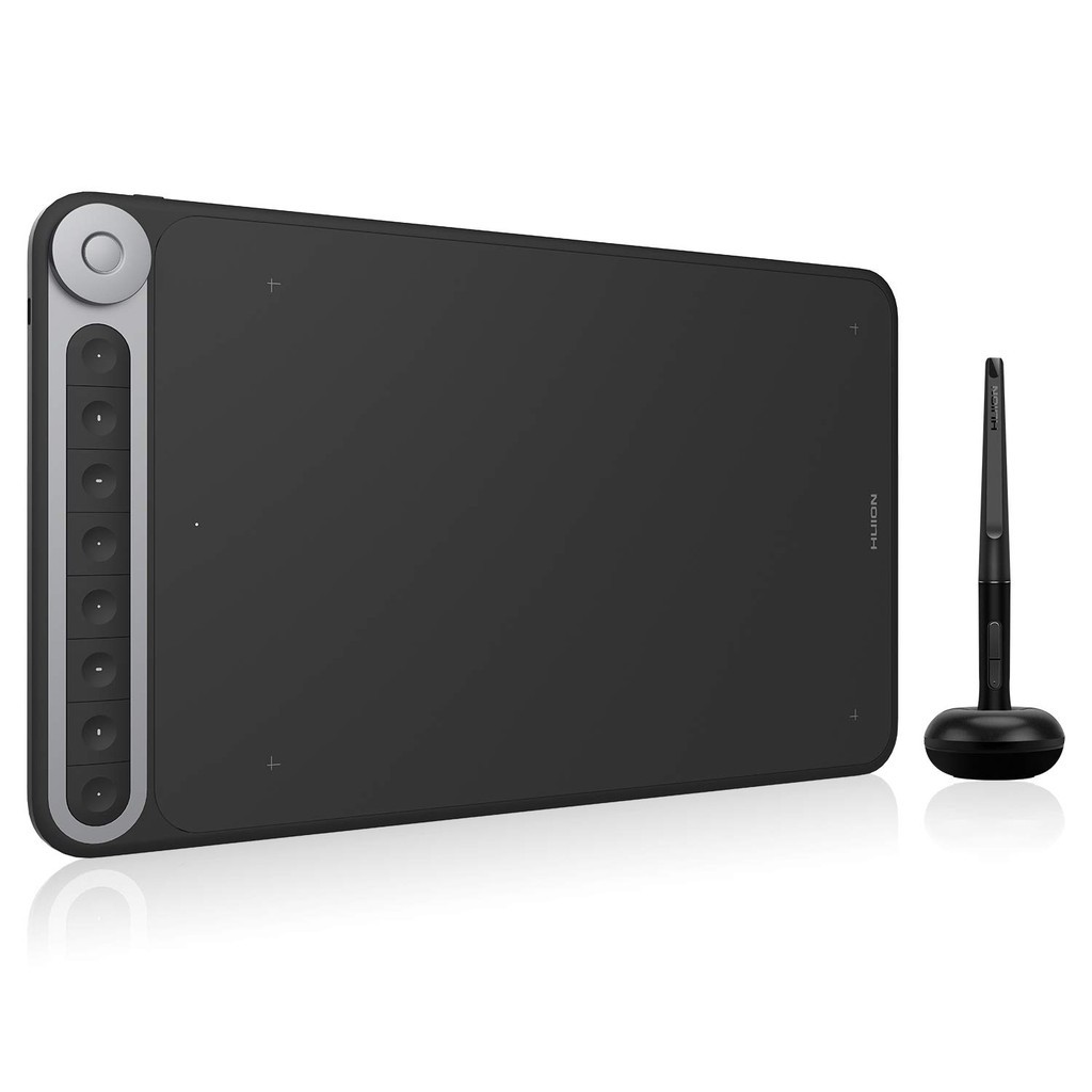 in stock HUION Wireless Drawing Tablet Dial Q620M Dial Controller Tilt ...