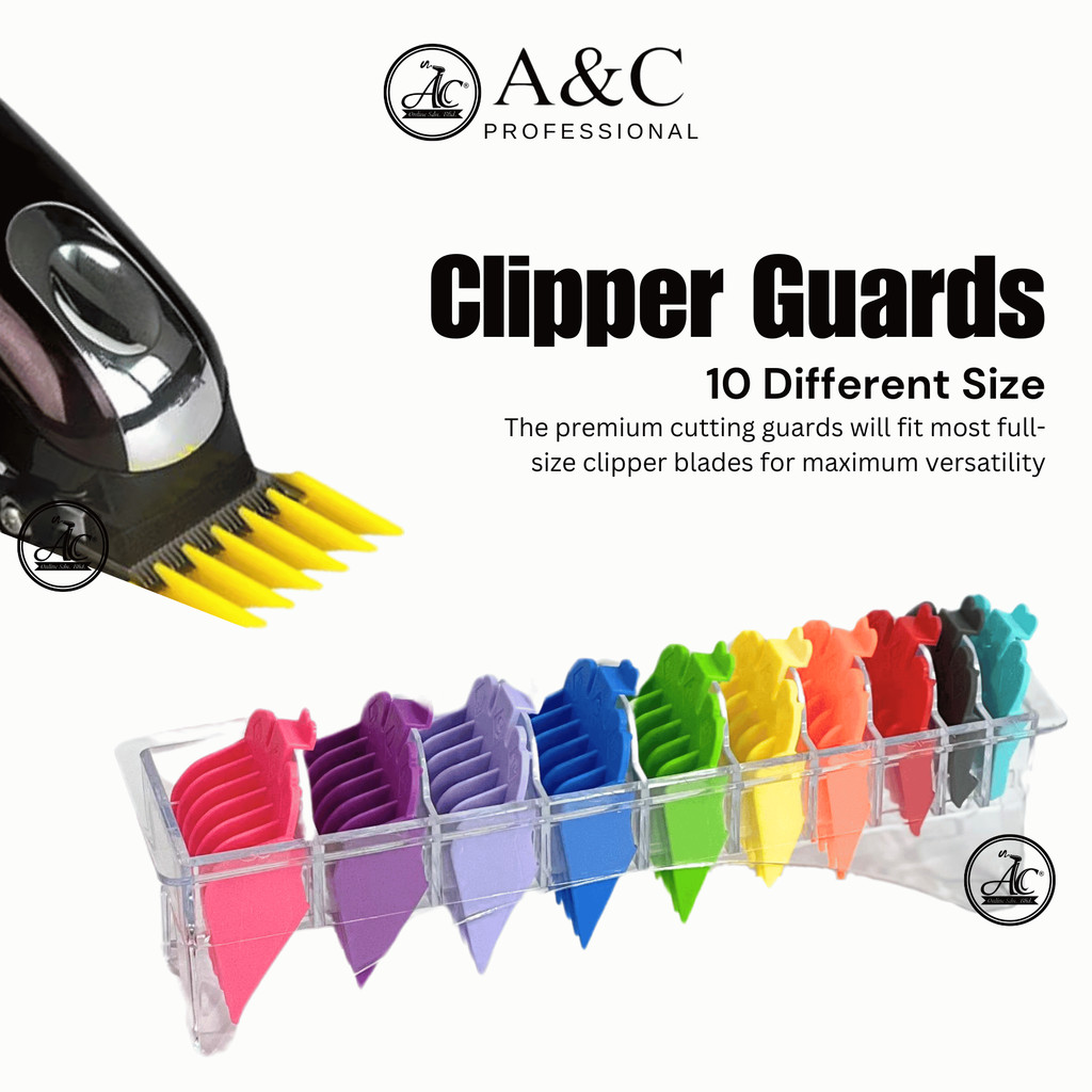 10pcs Hair Clipper Guard Attachment Cutting Guide Limit Comb Guide ...