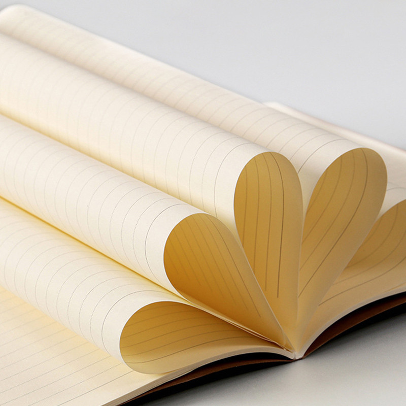 36 Sheets/set Student Kraft Paper Cover Notebook A5 B5 Blank, Line ...