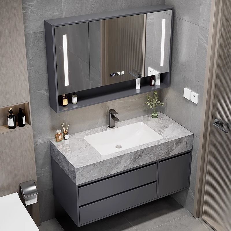 Seamless Integrated Basin Of Rock Slab Ceramics Washbasin Bathroom ...