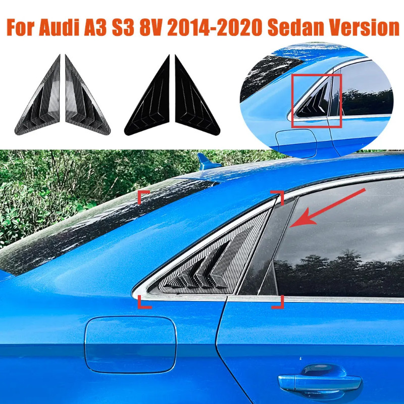For Audi A3 S3 8V 2014-2020 Sedan Version Car Rear Window Shutter Rear ...