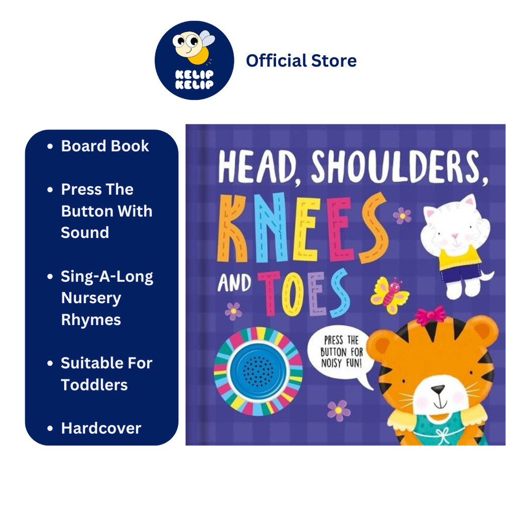 Head Shoulders Knees Toes Sound Book For Toddlers To Press