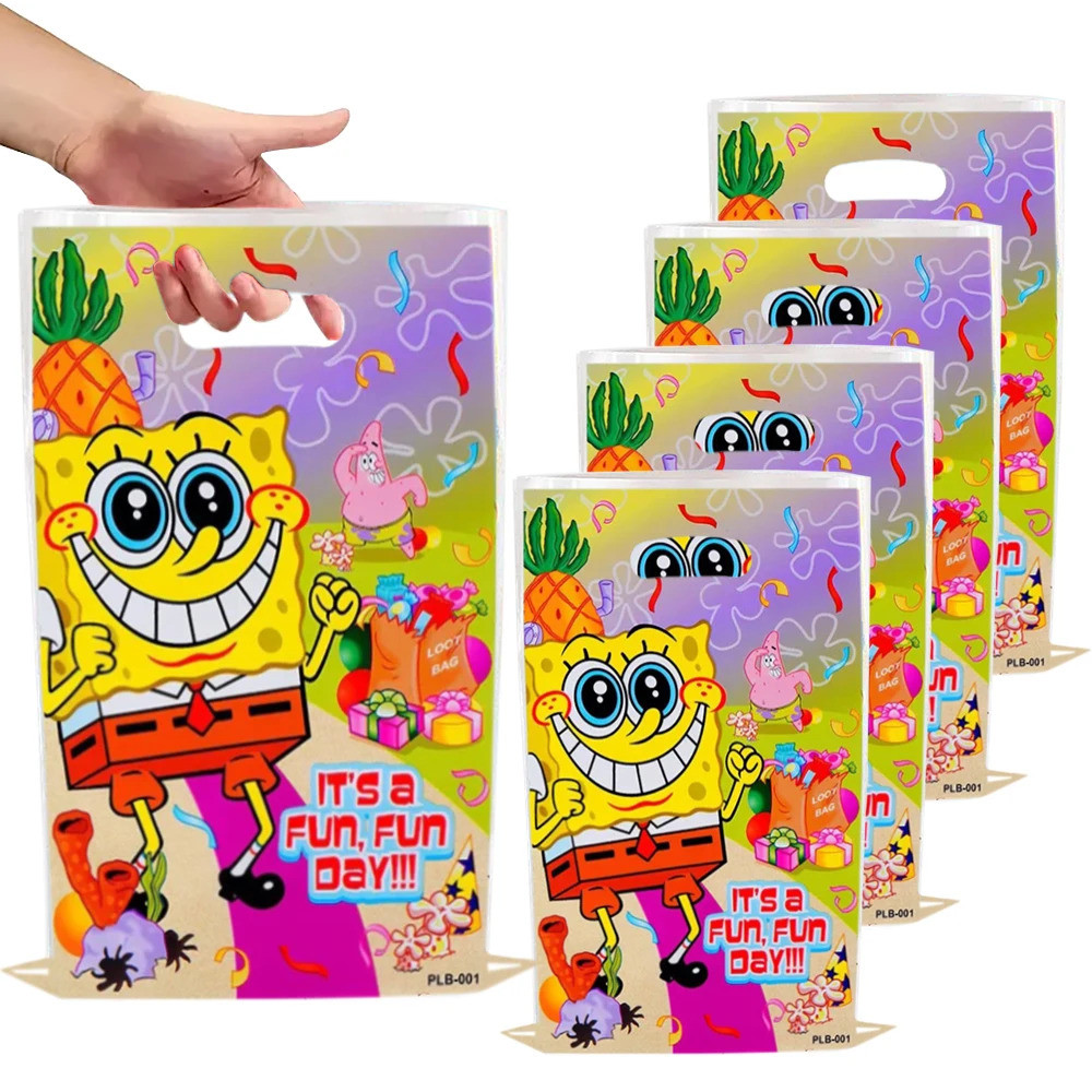 SpongeBob SquarePants Birthday Party Cartoon Decoration Giftbags ...