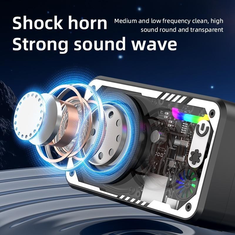 GOOJODOQ Mini 5.3 Surround Sound LED Bluetooth Speaker With RGB ...