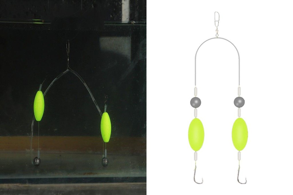 New* Smooth Casting Fishing Rig Fishing Rig 10pcs Double Reverse Hooks ...