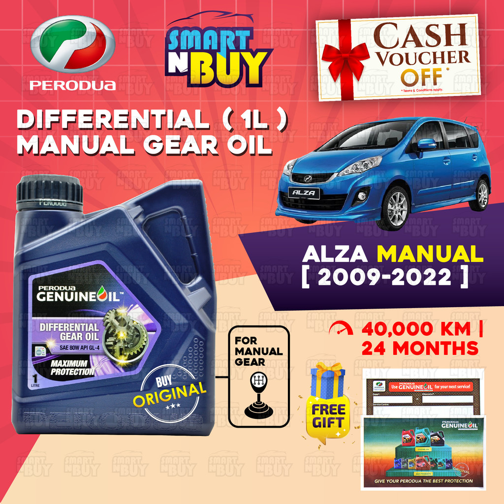 Perodua Gear Oil SAE GL4 Original Minyak Gearbox Manual Kereta Perodua ...