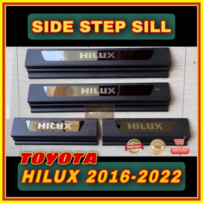 TOYOTA HILUX REVO/CONQUEST 2016-2024 SIDE STEPSILL | Shopee Malaysia
