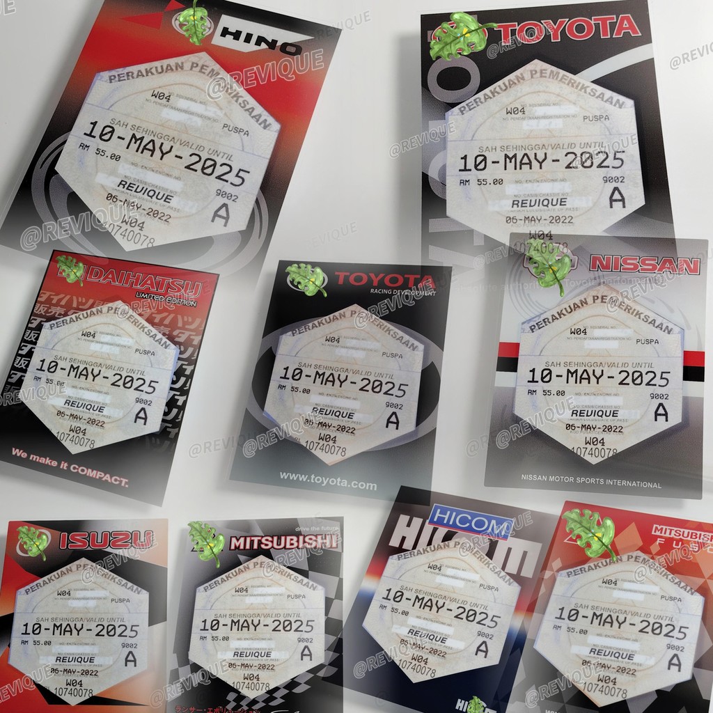 Lorry Sticker Puspakom Roadtax Inspection (High Quality) | Shopee Malaysia