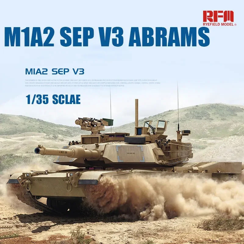 Rye Field Model 5104 1/35 Mô Hình Xe Tu0103ng M1A2 SEP V3 Abrams - Foto 4