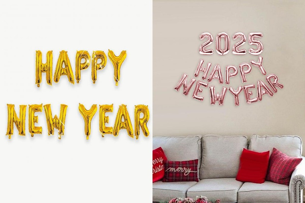 Happy New Year 2025 Balloons Non-toxic New Year Balloons 2025 Happy New ...