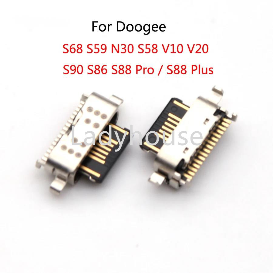 Câble De Charge Magnétique Pour Doogee S88 Pro - USB-C Et Micro USB, 2A, 1m, Neuf