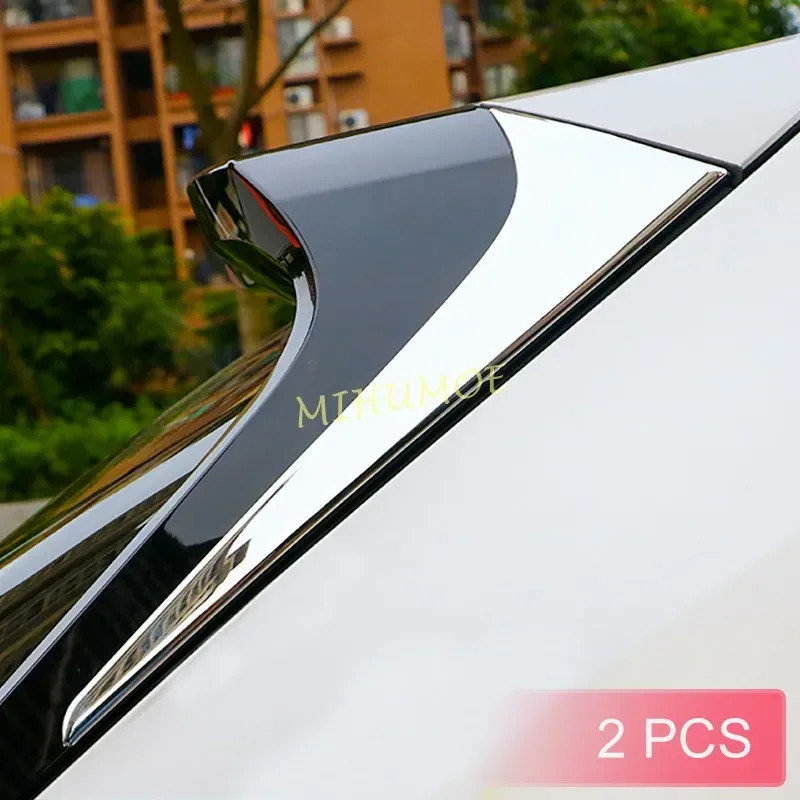 Chrome Rear Tailgate Window Spoiler Cover Trims For 2019-2024 Lexus ...