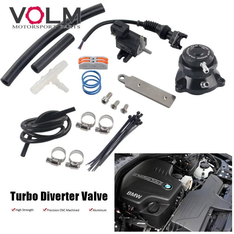 Free Shipping Dump Recirculation Diverter blow off Valve Kit for BMW