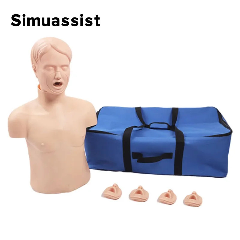 Human Airway Obstruction Model Chocking Dummy,Half Body CPR Training ...