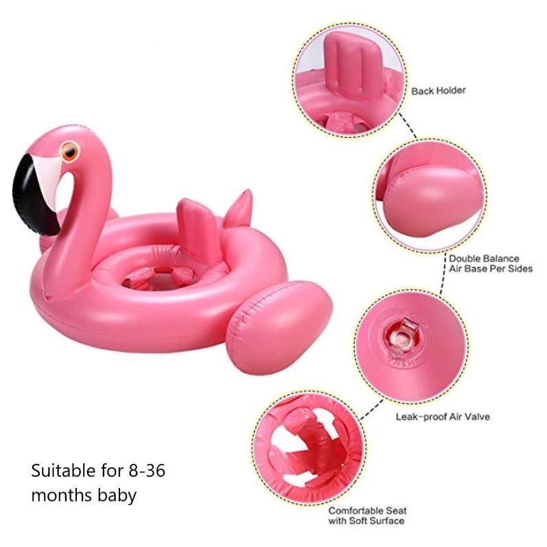 8-24 Month Baby Inflatable Swan Pool Float Boat Kid Swimming Pool Toys ...