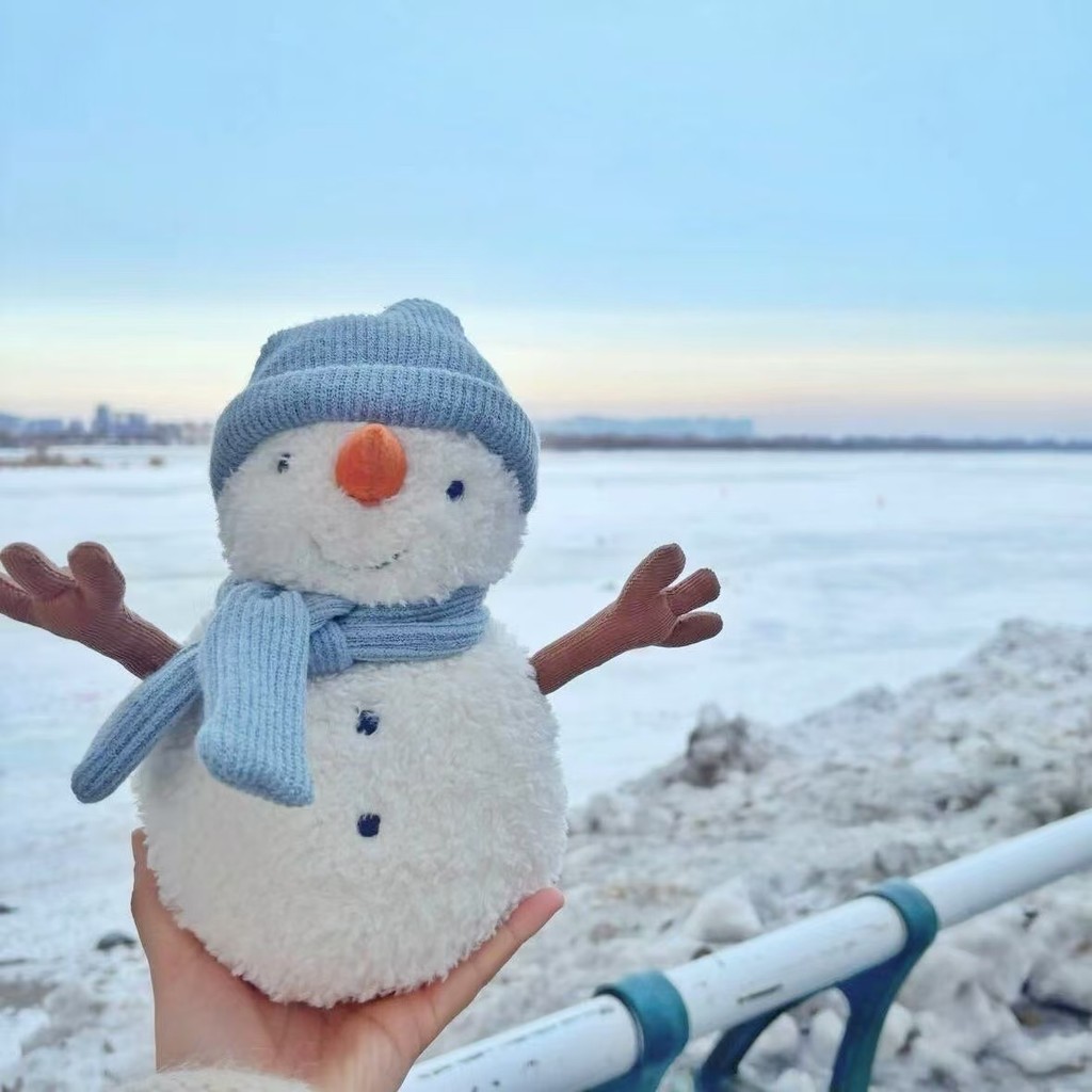 Fun Sammy Little Snowman Doll Fun Little Snowman Pillow Christmas Gift ...