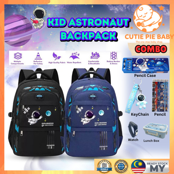 thumbnail image 2 of Anime Astronaut Backpack For Boys, School Bags Glow Bookbags For Teenagers | Kids' Backpacks 2 of 10