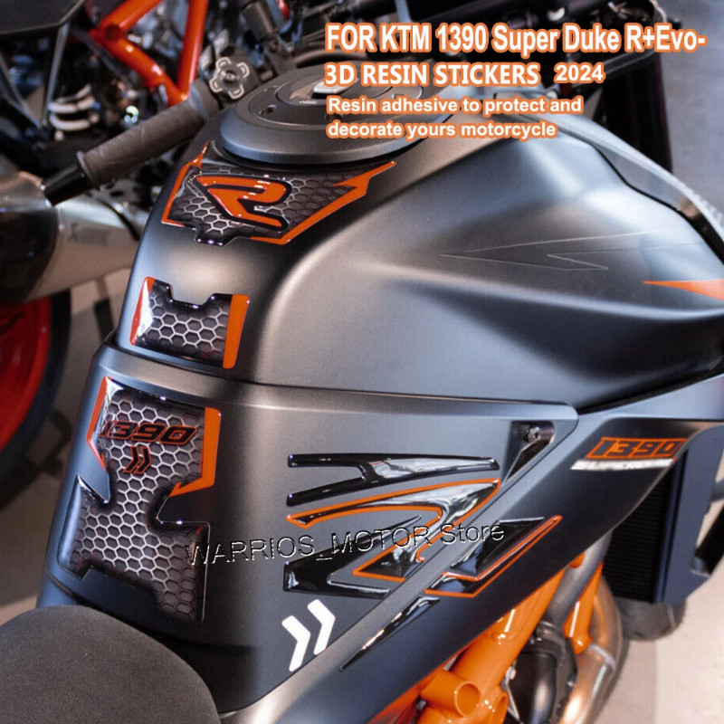 For KTM 1390 Super Duke R+Evo- 2024 Motorcycle 3D Resin Protective ...