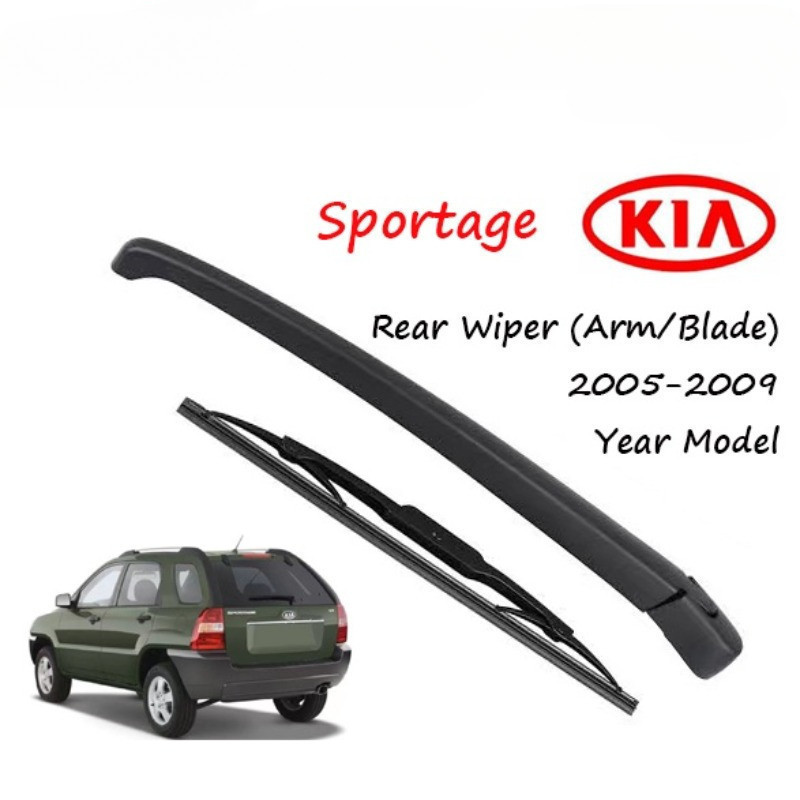 () Kia Sportage Rear Wiper Assembly (Arm/Blade) for 2005 to 2009 SPORTY ...