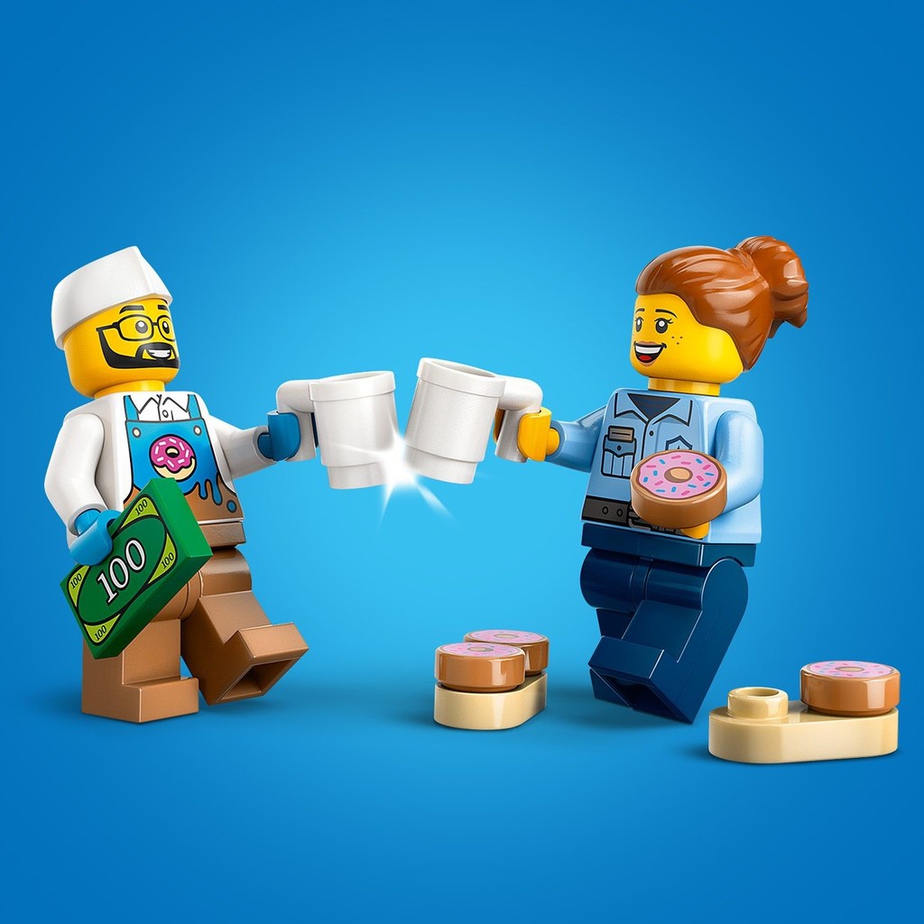 LEGO 60452 City Donut Truck Building Toy Set (196 Pieces) | Shopee Malaysia