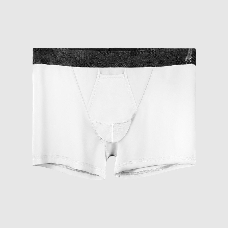 Men Ice Silk Summer Thin Style Youth Scrotum Support Inner Separation ...