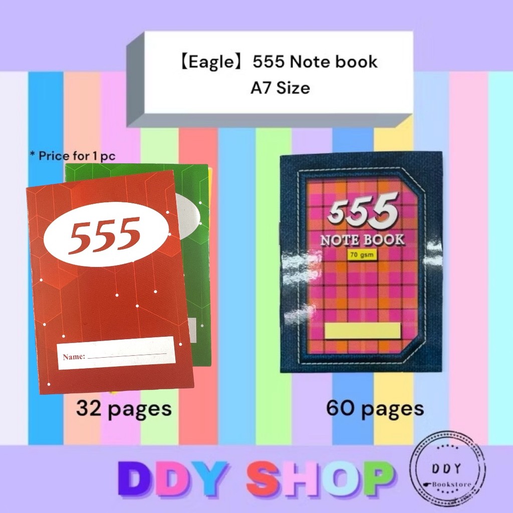 【Eagle】555 Note book A7 Size | Shopee Malaysia