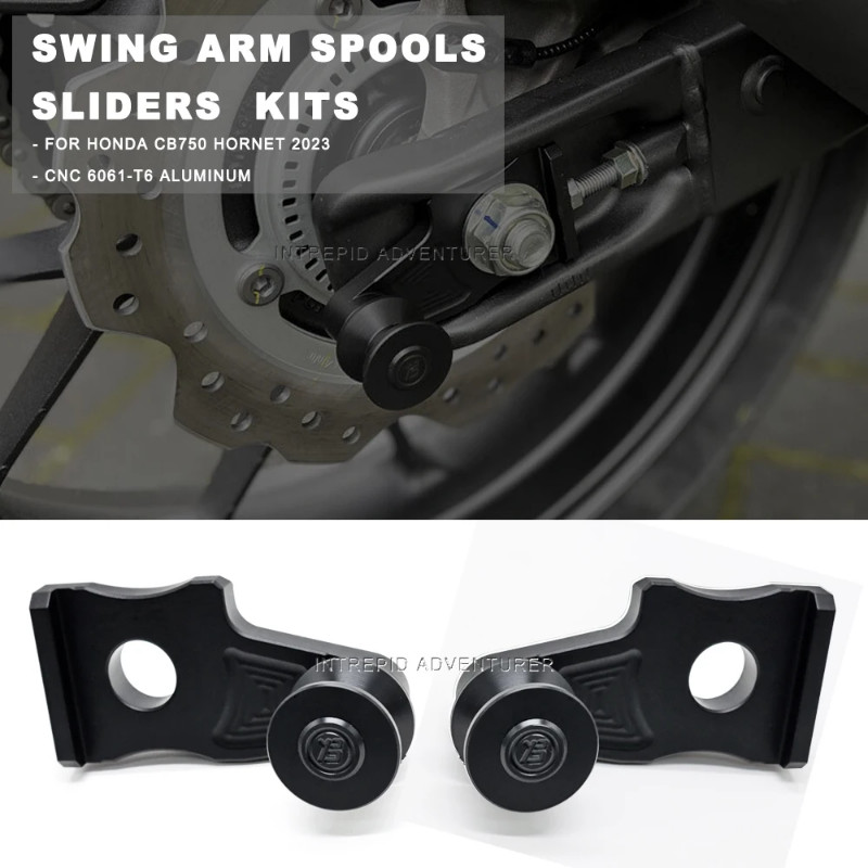 Motorcycle Rear Wheel Axle Slider Swingarm Spools Stand Screws Fit For ...