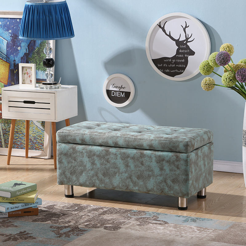 Shoe-changing Stool At The Door, Storage Sofa Stool, Rectangular
