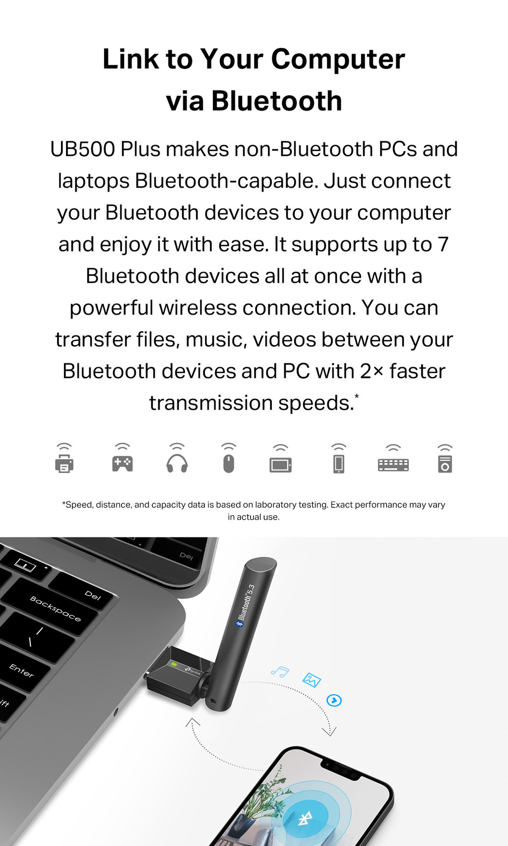 TP-Link UB500 Plus Bluetooth 5.3 Long Range USB Adapter | Shopee Malaysia