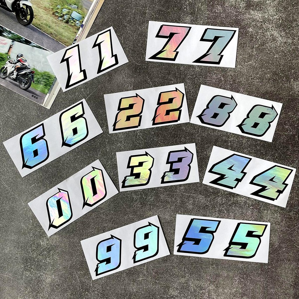 Digital Reflective Stickers for Motorcycle Car Modification Sticker ...