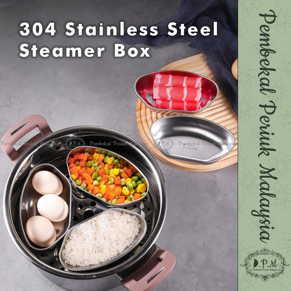 304 Stainless Steel Steamer Box / Kotak Keluli 304 (READY STOCK ...