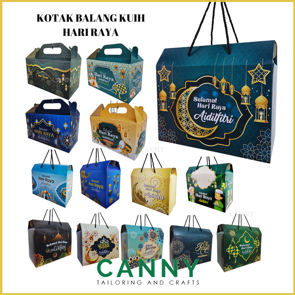100PCS Hari Raya Box / Hari Raya Cookies Box / Kotak Untuk Kuih / Hari ...