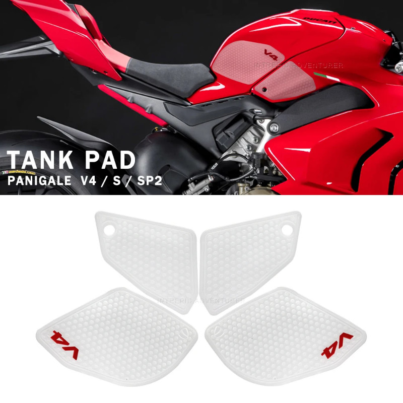 Für Panigale V4 V4S 2025 Motorrad Tank Tank Traktionspad, Anti Rutsch Aufkleber, Gas Kniegriffschutz