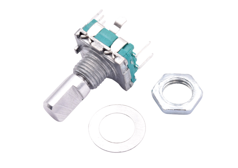 5/2pcs EC11 Encoder with Switch 20 Position Incremental 360 Rotary ...